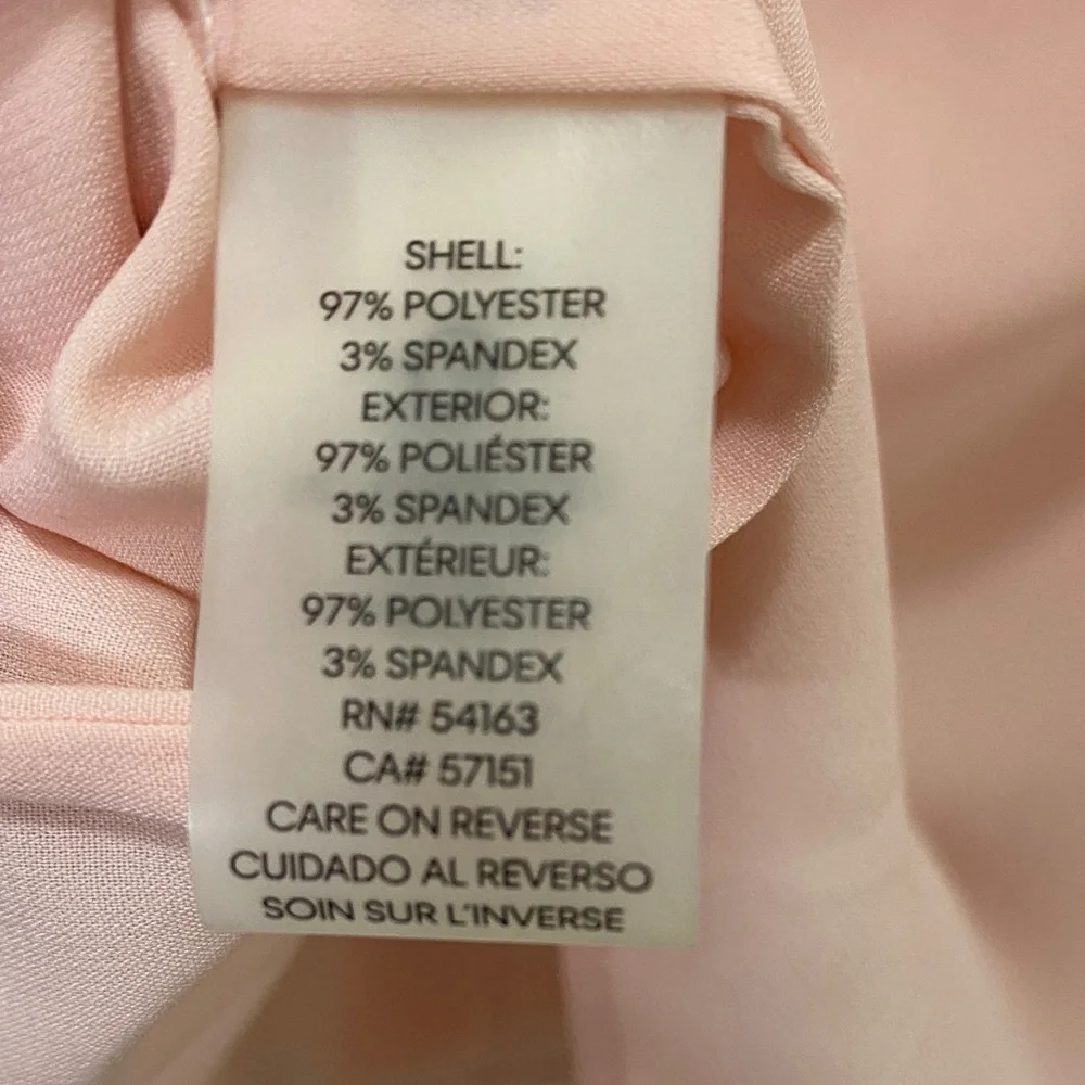 Calvin Klein Pleated Blouse in Light Pink - Picture 4 of 4